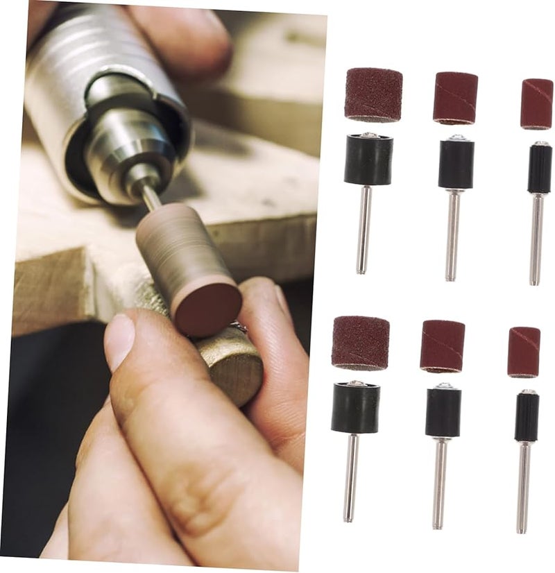 Balacoo 132pcs Drum Sander Set Sandpaper Sleeves Mandrels For Drill Polishing - Image 4